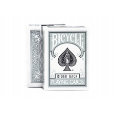 Bicycle Rider Back Silver